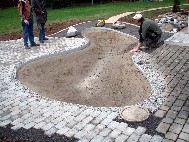 Teichrand-abschluss: Wasserstand klar definieren